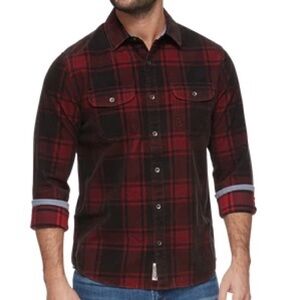 Flag & Anthem Tuckerman Vintage Wash Corduroy Shirt, size XL